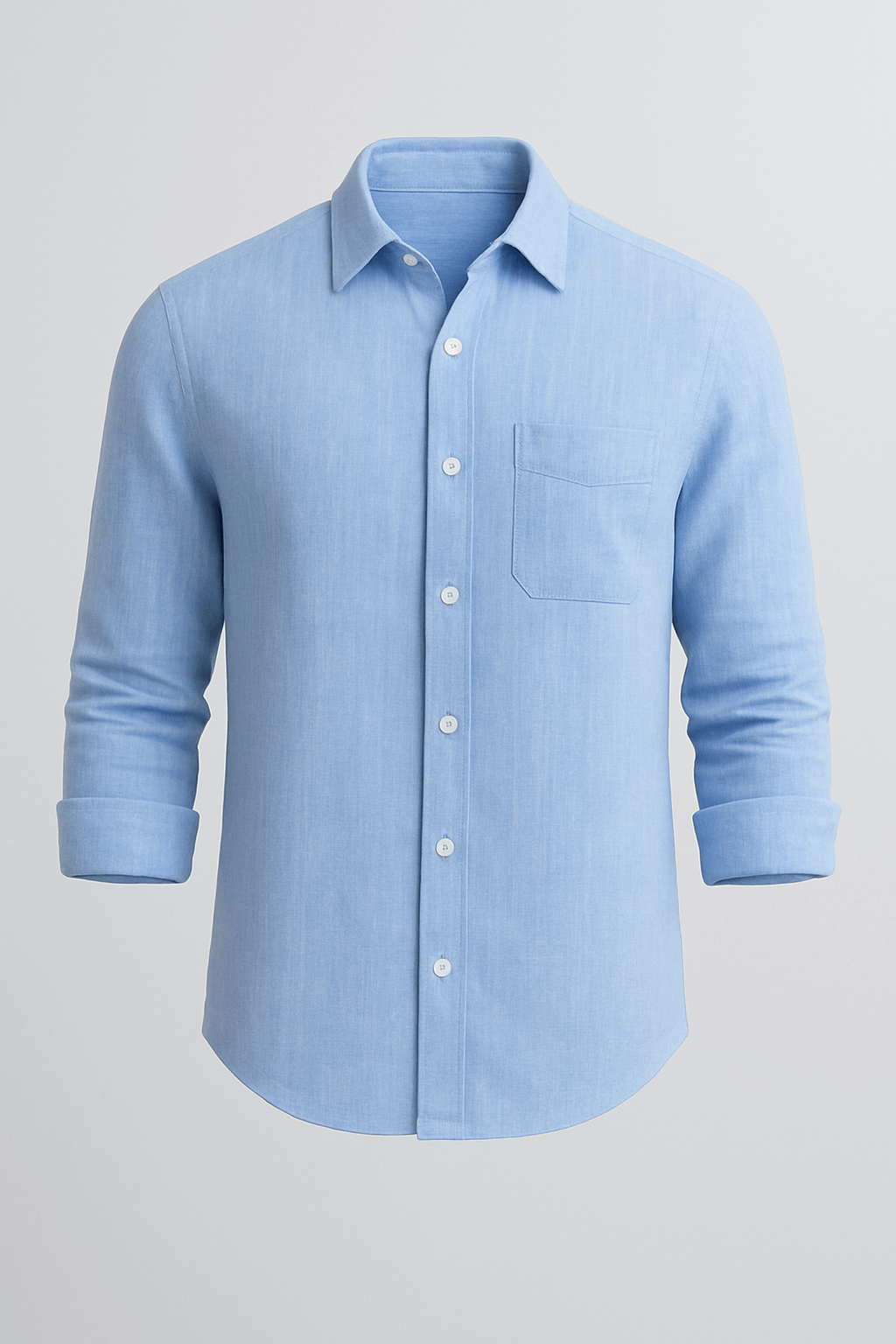 Monaco Leinenhemd – Hellblau