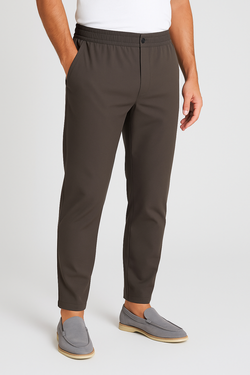 Herren Chino-Hose - Dunkelbraun