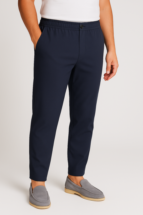Herren Chino-Hose - Marineblau